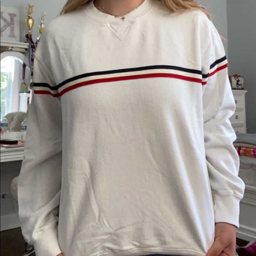 Brandy Melville Striped Crew Neck